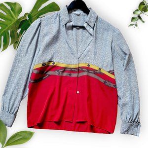 Vintage Serge Nancel Blouse, French 38